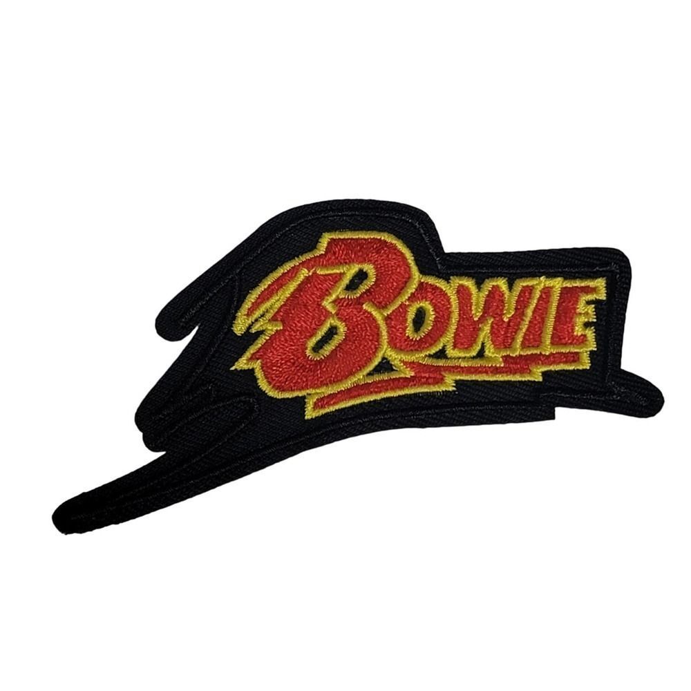 VTG Bowie Iron On Patch, 4" Rock Band Badge